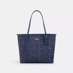 Coach Outlet City Tote Bag In Signature Canvas